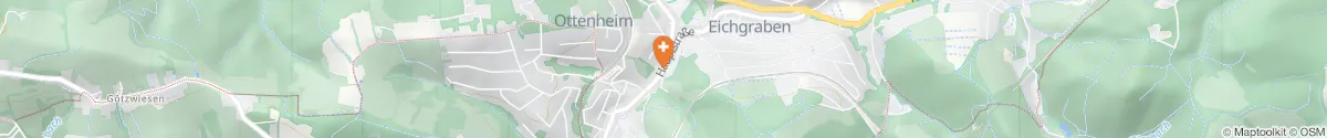 Kartendarstellung des Standorts für Apotheke Eichgraben in 3032 Eichgraben
